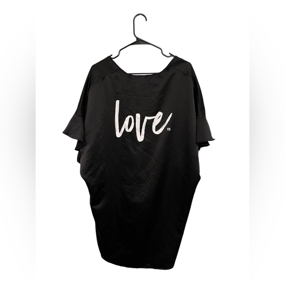 Victoria's Secret Black‎ Satin Robe - Picture 4 of 4